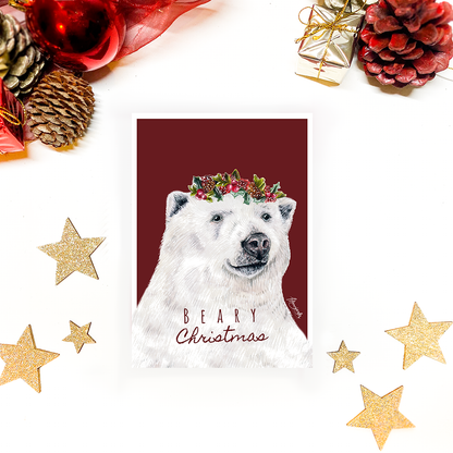 Postkarte "Beary Christmas"